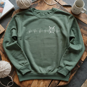 Knit heartbeat Sweatshirt