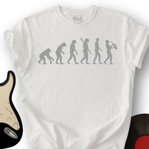 Evolution of Sax Musician T-Shirt