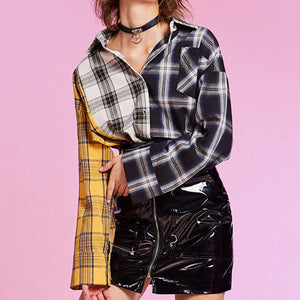 Boyfriend Check Shirt