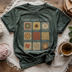 Granny Square Diversity T-shirt