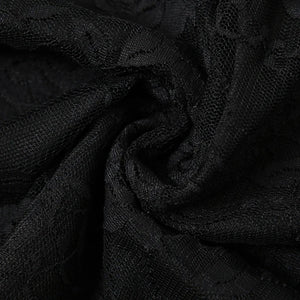 Lace Sheer Mini Dress