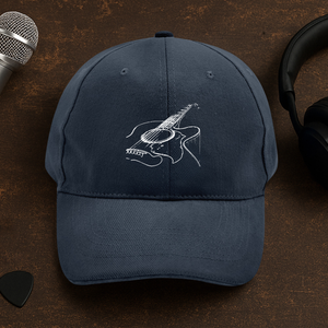 Guitar Sketch Cap