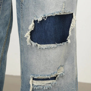 Patchwork Wide Jeans