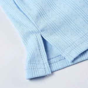 Pointelle Two Piece Pajama Set