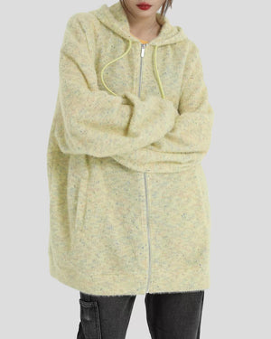 Casual Friday Knit Zip Hoodie