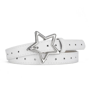 Y2K Pastel Star Buckle Belt