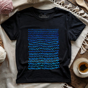 Watercolor knitting pattern T-shirt