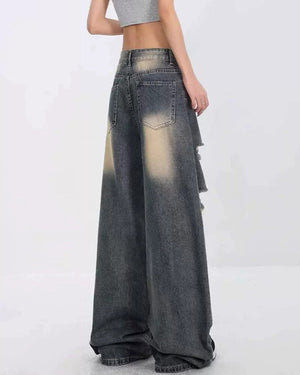 Star Girl Distressed Jeans