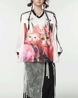 Blokette Aesthetic Cat Long Sleeve