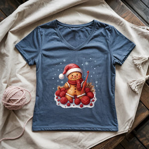 Crochet Ginger Lady V-neck