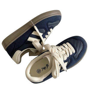 Saturday School Sneakers in Navy