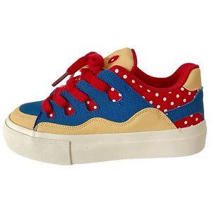 Red Polka Dot Skater Sneakers