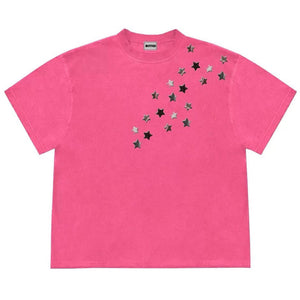 Star Print Oversized T-Shirt