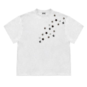 Star Print Oversized T-Shirt