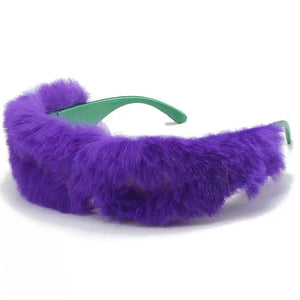 Y2K Furry Sunglasses