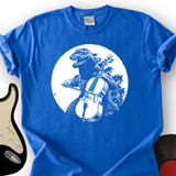 Dinosaur Playing Cello T-Shirt