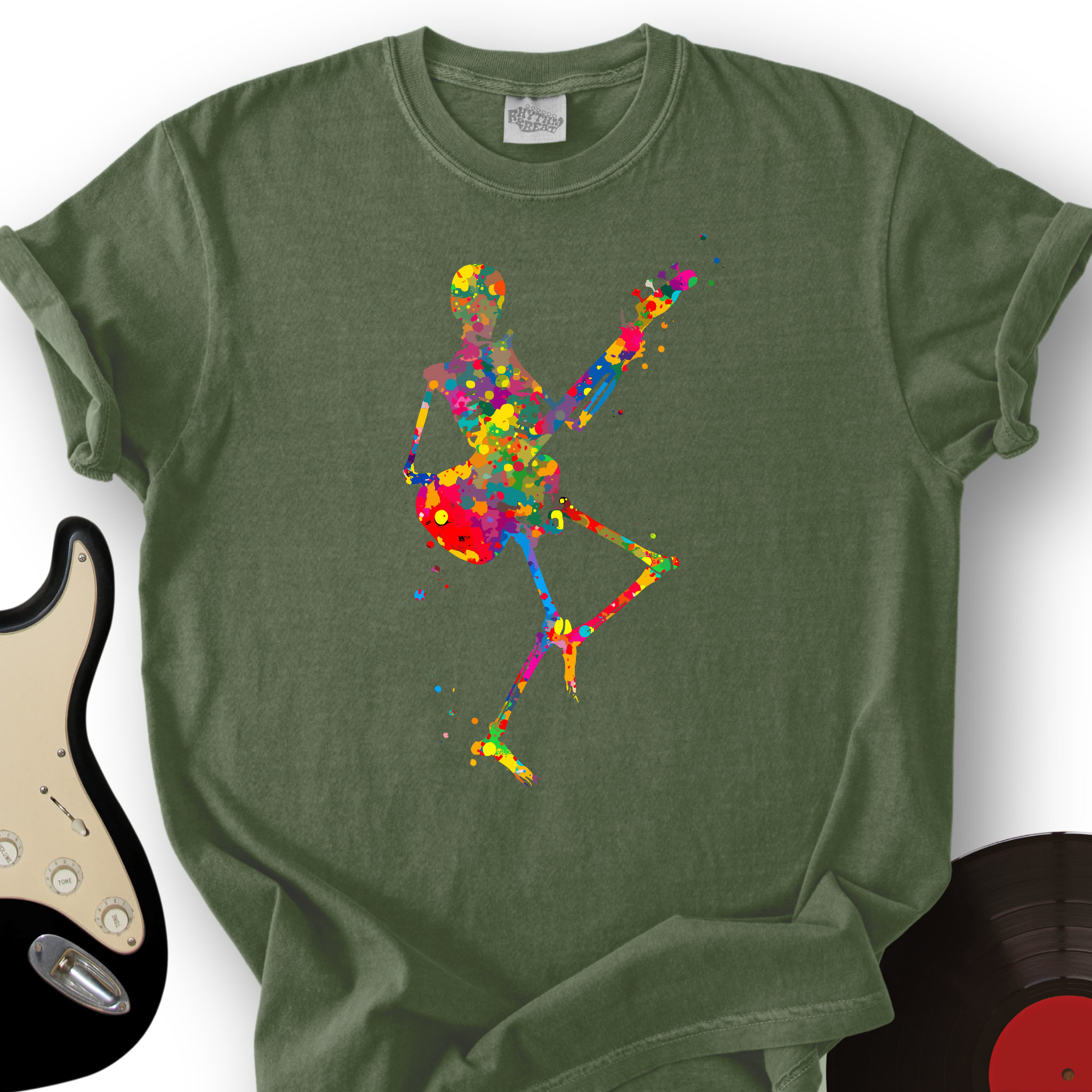 Colorful Souls Guitar T-Shirt