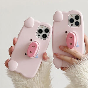 3D Pig iPhone Case