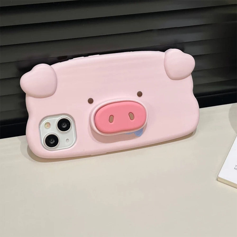 3D Pig iPhone Case