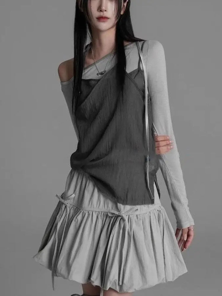 Acubi Bubble Mini Skirt