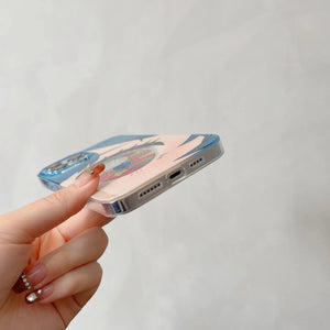 Anime Girl Glitter Phone Case