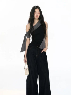 Asymmetric One Shoulder Top