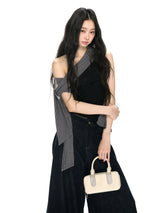 Asymmetric One Shoulder Top