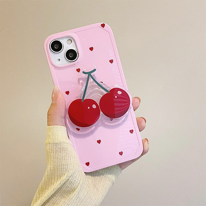 Cherry Heart iPhone Case