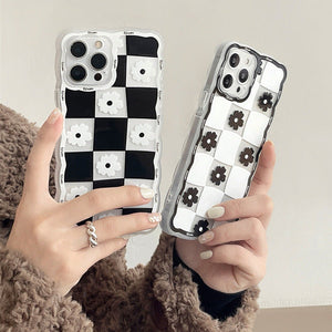 Daisies Plaid iPhone Case