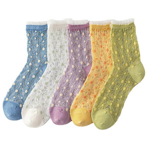 Daisy Frilly Socks