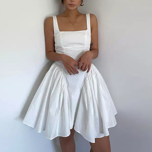 Garden Of Envy Back-Tie Milkmaid Dress