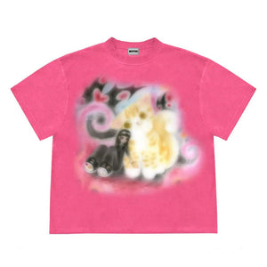 Graffiti Dreams Cat Shirt
