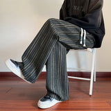 Grandma Vintage Stripe Wide Leg Pants