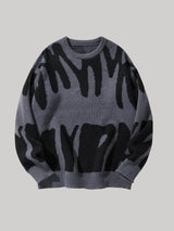Graphic Pullover Sweater