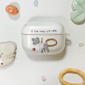 Naughty Cat AirPods Case