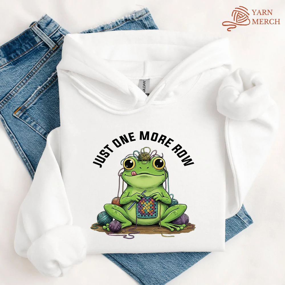One More Row Frogging Hoodie