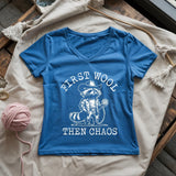First Wool Then Chaos Lady V-neck