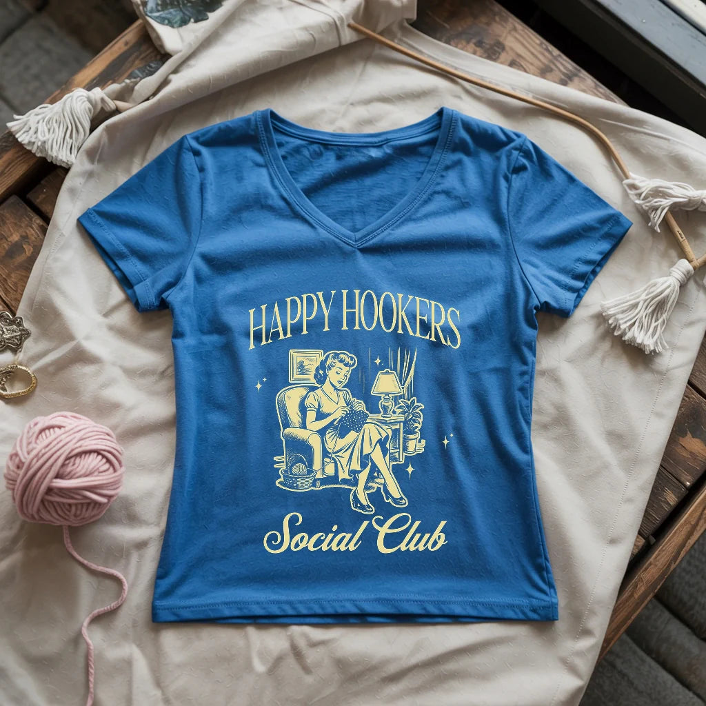 Happy Hooker Club Lady V-neck
