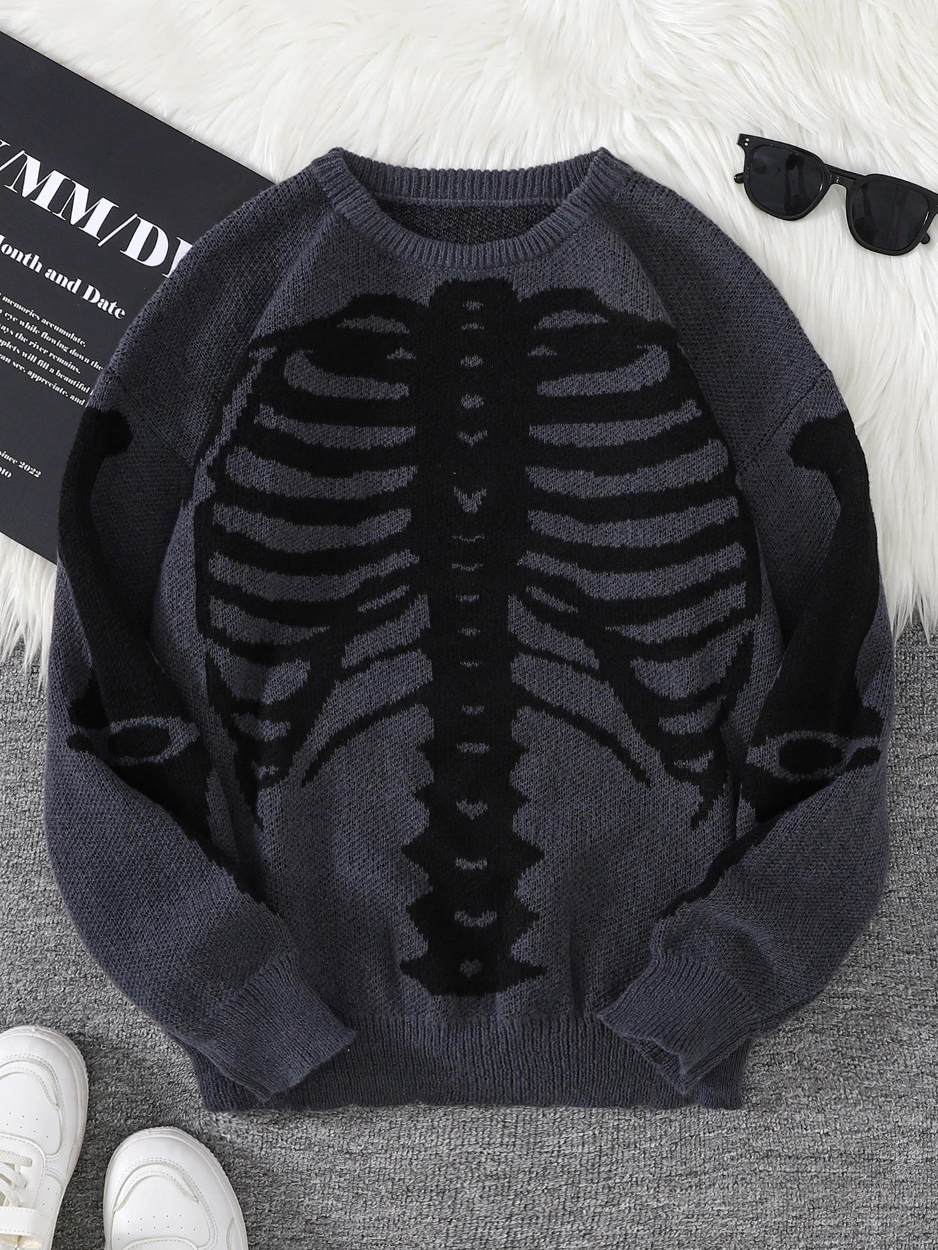 Skeleton Pullover Sweater