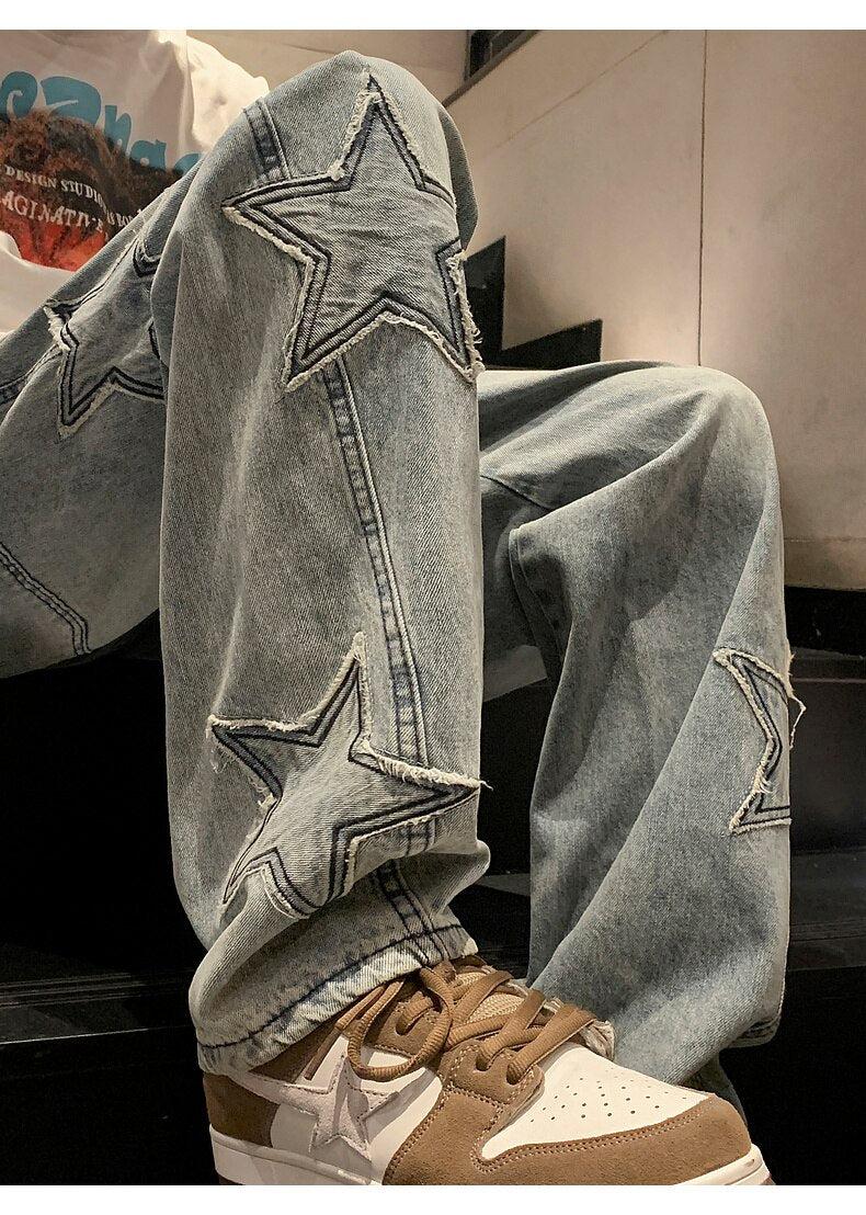 Y2K Embroidered Jeans