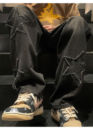 Y2K Embroidered Jeans