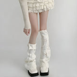 Y2K Grunge Knitted Leg Warmers