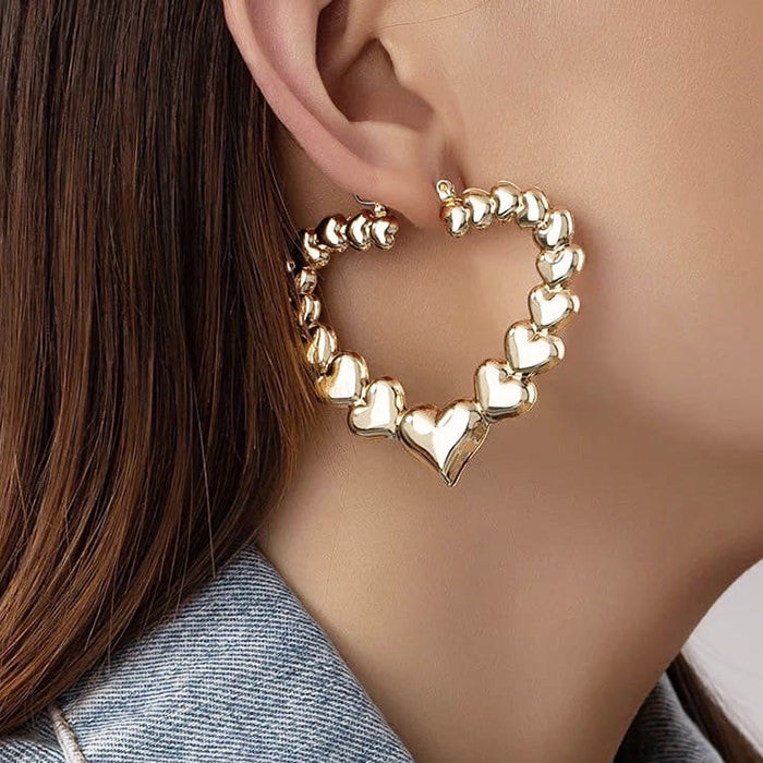 Y2K Heart Earrings