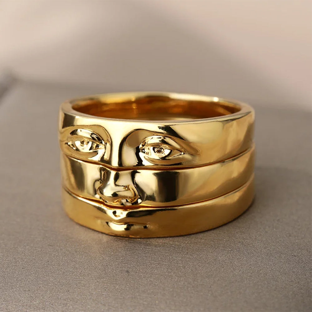 Abstract Face Ring