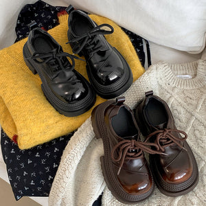 Teen Craft Platform Oxford Boots