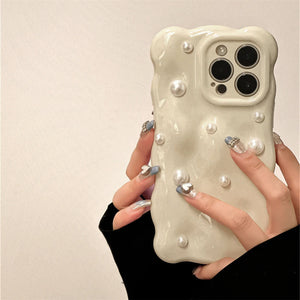 French Girl Pearl iPhone Case