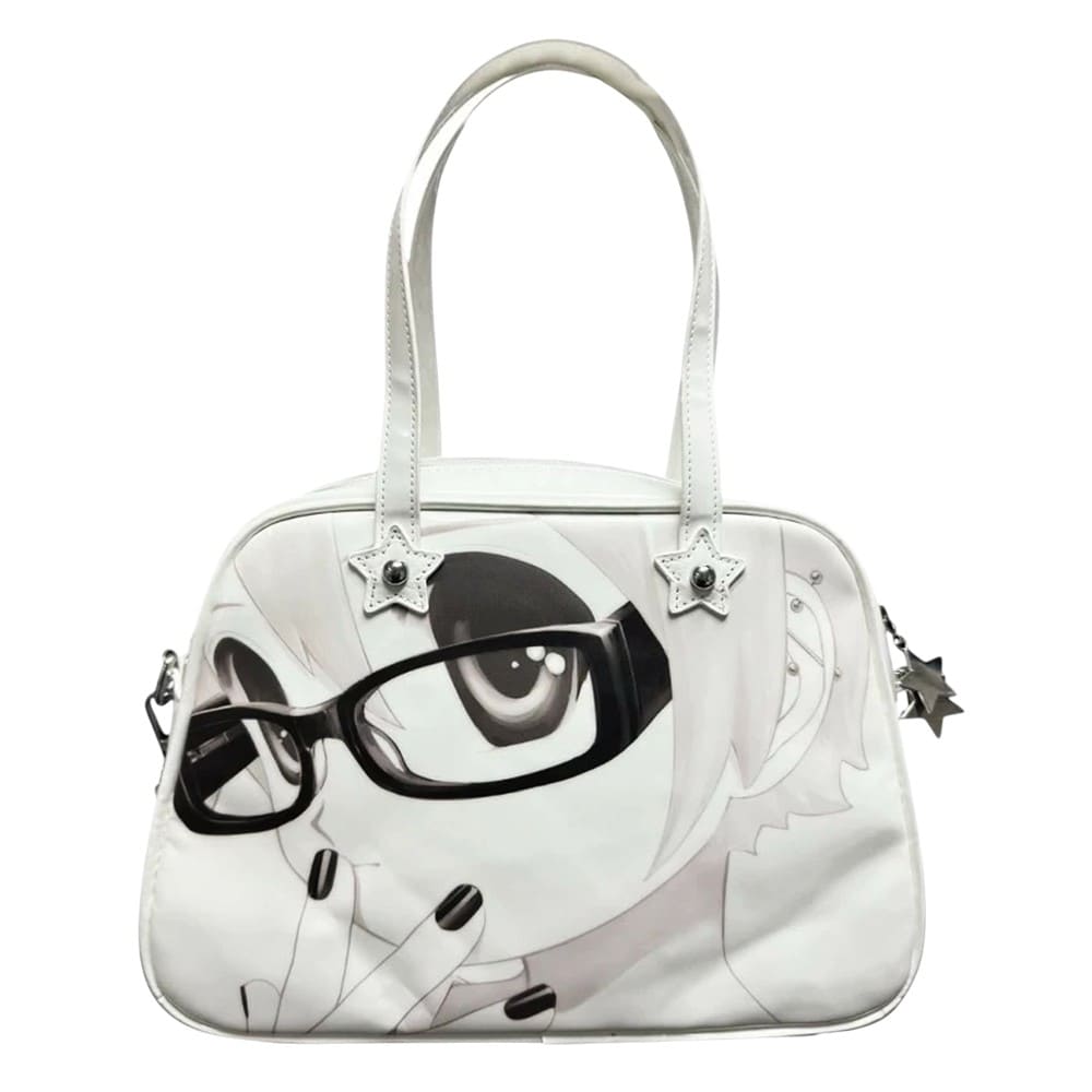 Anime Girl Print Y2K Handbag