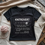 Knitrovert Lady V-neck