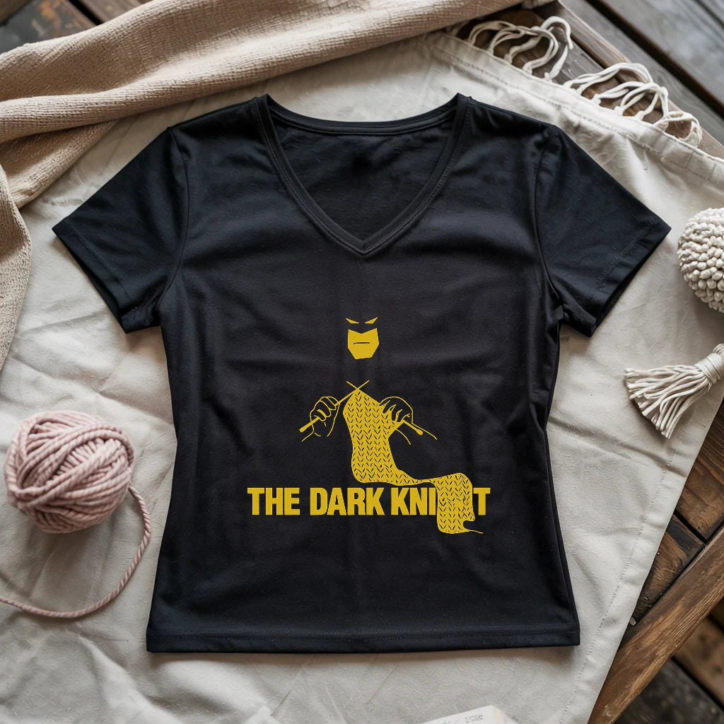 The Dark Knit Lady V-neck