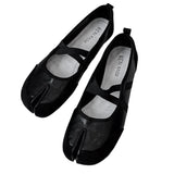 Blokette Cross Strap Ballet Flats